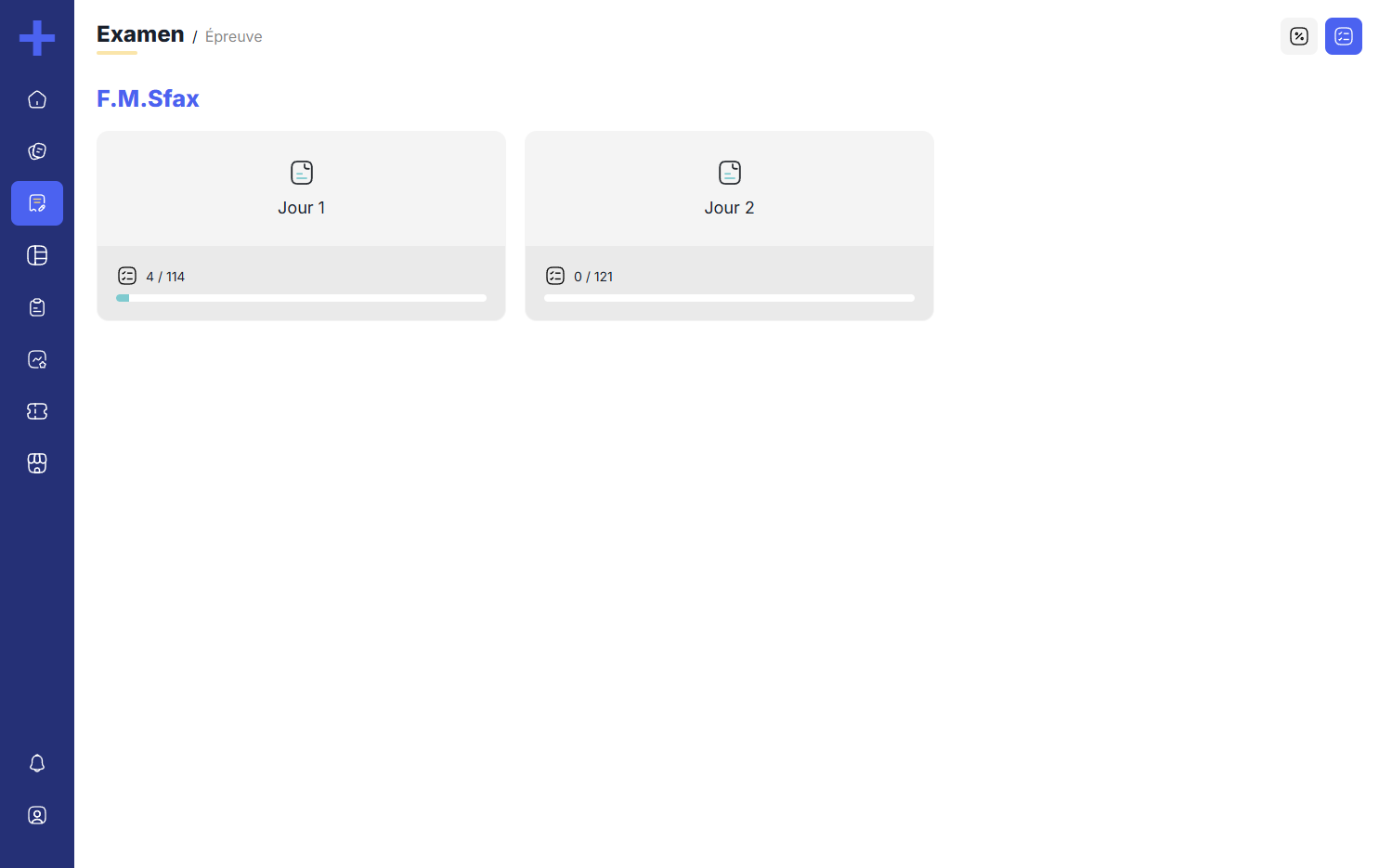 ECNplus+ banque de QCM